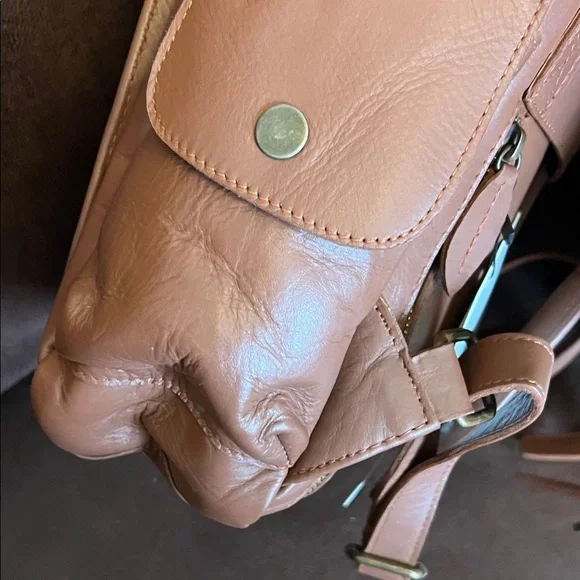 NWT Tan Fashion Backpack HANDBAG BACKPACK NWT BLACK TAN | eBay main image 3